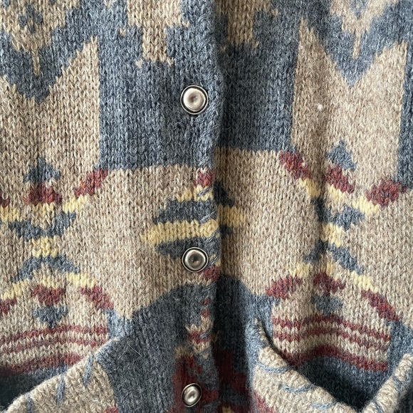 Pendleton Multicolor Wool Cardigan - Picture 2 of 6